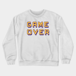 Game Over | Purple & Yellow Crewneck Sweatshirt